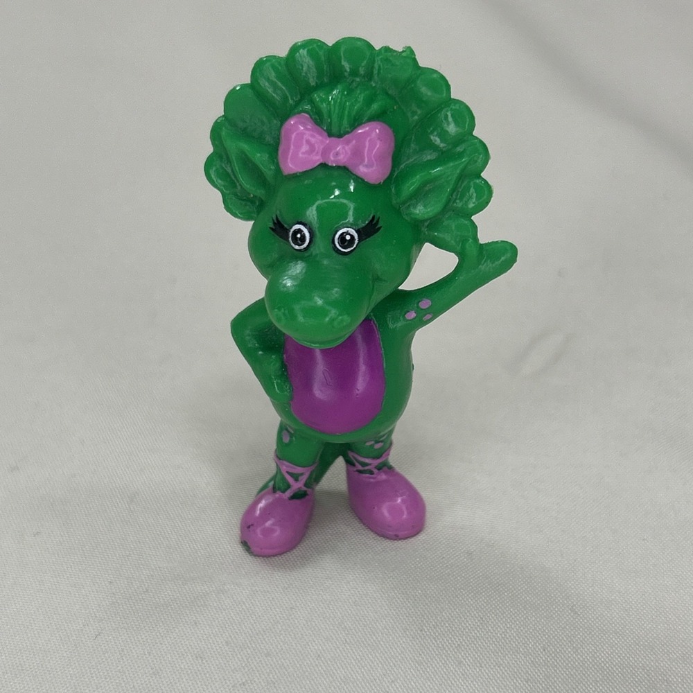 Vintage Barney Baby Bop Dinosaur 3" PVC Figure Toy The Lyons Group 1993